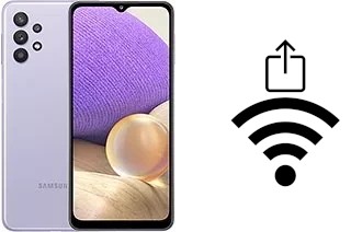 So generieren Sie einen QR-Code mit dem Wifi-Passwort auf einem Samsung Galaxy A32 5G