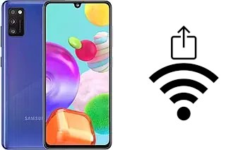 So generieren Sie einen QR-Code mit dem Wifi-Passwort auf einem Samsung Galaxy A41