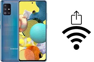 So generieren Sie einen QR-Code mit dem Wifi-Passwort auf einem Samsung Galaxy A51 5G UW