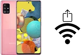 So generieren Sie einen QR-Code mit dem Wifi-Passwort auf einem Samsung Galaxy A51 5G