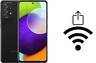 So generieren Sie einen QR-Code mit dem Wifi-Passwort auf einem Samsung Galaxy A52