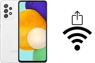 So generieren Sie einen QR-Code mit dem Wifi-Passwort auf einem Samsung Galaxy A52 5G