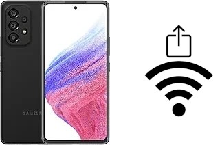 So generieren Sie einen QR-Code mit dem Wifi-Passwort auf einem Samsung Galaxy A53 5G