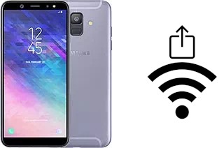 So generieren Sie einen QR-Code mit dem Wifi-Passwort auf einem Samsung Galaxy A6 (2018)