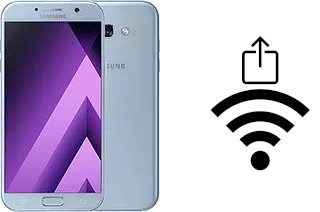 So generieren Sie einen QR-Code mit dem Wifi-Passwort auf einem Samsung Galaxy A7 (2017)