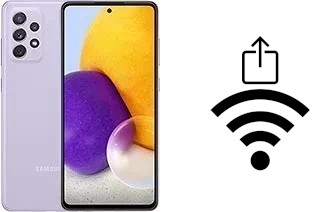 So generieren Sie einen QR-Code mit dem Wifi-Passwort auf einem Samsung Galaxy A72