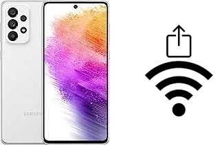 So generieren Sie einen QR-Code mit dem Wifi-Passwort auf einem Samsung Galaxy A73 5G