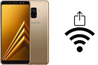 So generieren Sie einen QR-Code mit dem Wifi-Passwort auf einem Samsung Galaxy A8 (2018)