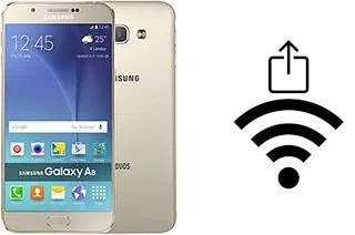 So generieren Sie einen QR-Code mit dem Wifi-Passwort auf einem Samsung Galaxy A8 Duos