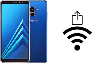 So generieren Sie einen QR-Code mit dem Wifi-Passwort auf einem Samsung Galaxy A8+ (2018)