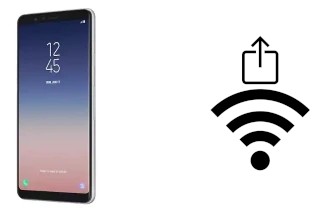 So generieren Sie einen QR-Code mit dem Wifi-Passwort auf einem Samsung Galaxy A8 Star