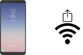 So generieren Sie einen QR-Code mit dem Wifi-Passwort auf einem Samsung Galaxy A9 Star