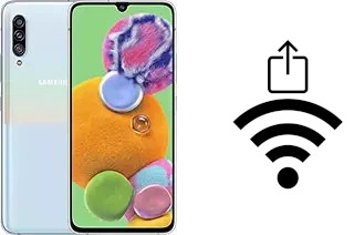 So generieren Sie einen QR-Code mit dem Wifi-Passwort auf einem Samsung Galaxy A90 5G