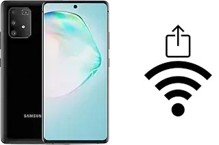 So generieren Sie einen QR-Code mit dem Wifi-Passwort auf einem Samsung Galaxy A91