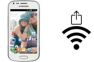 So generieren Sie einen QR-Code mit dem Wifi-Passwort auf einem Samsung Galaxy Ace II X S7560M