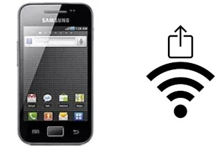 So generieren Sie einen QR-Code mit dem Wifi-Passwort auf einem Samsung Galaxy Ace S5830I