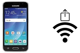 So generieren Sie einen QR-Code mit dem Wifi-Passwort auf einem Samsung Galaxy Amp 2