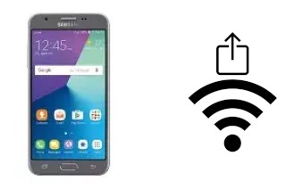 So generieren Sie einen QR-Code mit dem Wifi-Passwort auf einem Samsung Galaxy Amp Prime 2