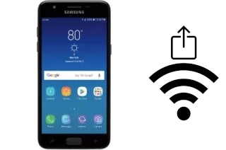 So generieren Sie einen QR-Code mit dem Wifi-Passwort auf einem Samsung Galaxy Amp Prime 3