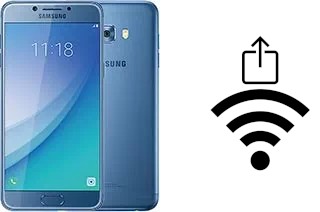 So generieren Sie einen QR-Code mit dem Wifi-Passwort auf einem Samsung Galaxy C5 Pro