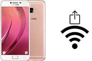 So generieren Sie einen QR-Code mit dem Wifi-Passwort auf einem Samsung Galaxy C5