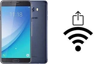 So generieren Sie einen QR-Code mit dem Wifi-Passwort auf einem Samsung Galaxy C7 Pro