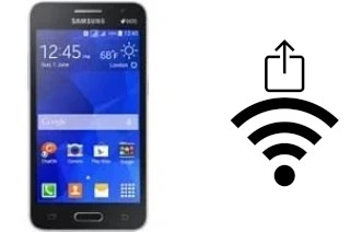 So generieren Sie einen QR-Code mit dem Wifi-Passwort auf einem Samsung Galaxy Core 2 Duos