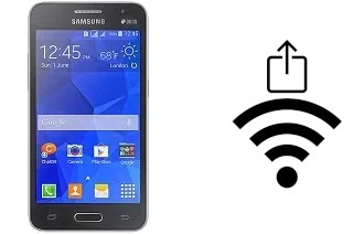 So generieren Sie einen QR-Code mit dem Wifi-Passwort auf einem Samsung Galaxy Core 2