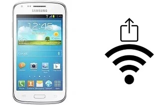 So generieren Sie einen QR-Code mit dem Wifi-Passwort auf einem Samsung Galaxy Core I8260