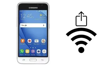 So generieren Sie einen QR-Code mit dem Wifi-Passwort auf einem Samsung Galaxy Express 3