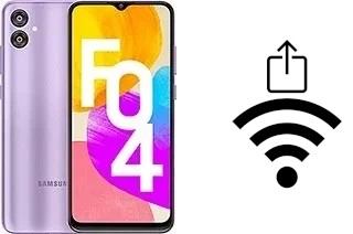 So generieren Sie einen QR-Code mit dem Wifi-Passwort auf einem Samsung Galaxy F04