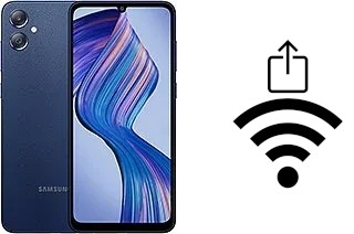 So generieren Sie einen QR-Code mit dem Wifi-Passwort auf einem Samsung Galaxy F05