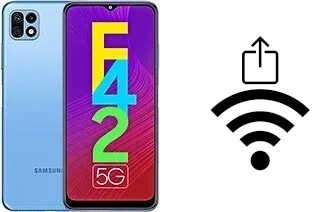 So generieren Sie einen QR-Code mit dem Wifi-Passwort auf einem Samsung Galaxy F42 5G