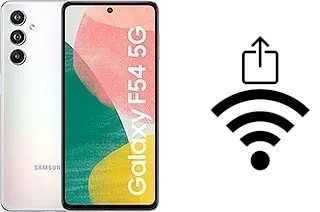 So generieren Sie einen QR-Code mit dem Wifi-Passwort auf einem Samsung Galaxy F54