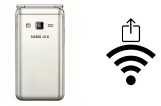 So generieren Sie einen QR-Code mit dem Wifi-Passwort auf einem Samsung Galaxy Folder 2