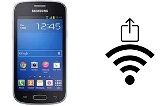 So generieren Sie einen QR-Code mit dem Wifi-Passwort auf einem Samsung Galaxy Fresh S7390