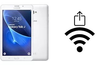 So generieren Sie einen QR-Code mit dem Wifi-Passwort auf einem Samsung Galaxy Tab J