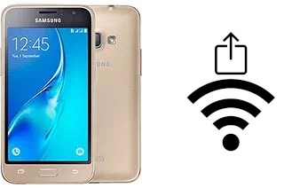 So generieren Sie einen QR-Code mit dem Wifi-Passwort auf einem Samsung Galaxy J1 (2016)