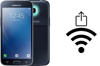 So generieren Sie einen QR-Code mit dem Wifi-Passwort auf einem Samsung Galaxy J2 Pro (2016)