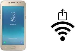 So generieren Sie einen QR-Code mit dem Wifi-Passwort auf einem Samsung Galaxy J2 (2018)