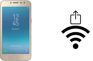 So generieren Sie einen QR-Code mit dem Wifi-Passwort auf einem Samsung Galaxy J2 Pro