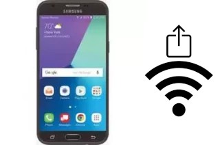 So generieren Sie einen QR-Code mit dem Wifi-Passwort auf einem Samsung Galaxy J3 Eclipse