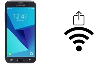 So generieren Sie einen QR-Code mit dem Wifi-Passwort auf einem Samsung Galaxy J3 Prime