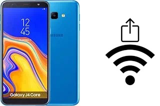 So generieren Sie einen QR-Code mit dem Wifi-Passwort auf einem Samsung Galaxy J4 Core