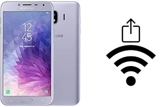 So generieren Sie einen QR-Code mit dem Wifi-Passwort auf einem Samsung Galaxy J4