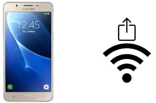 So generieren Sie einen QR-Code mit dem Wifi-Passwort auf einem Samsung Galaxy J5 Metal