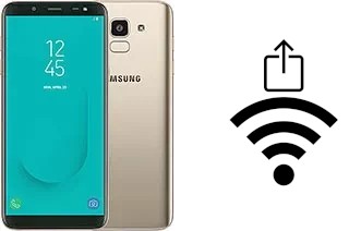 So generieren Sie einen QR-Code mit dem Wifi-Passwort auf einem Samsung Galaxy J6