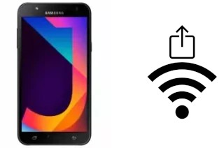 So generieren Sie einen QR-Code mit dem Wifi-Passwort auf einem Samsung Galaxy J7 Neo