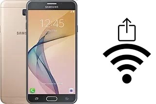 So generieren Sie einen QR-Code mit dem Wifi-Passwort auf einem Samsung Galaxy J7 Prime