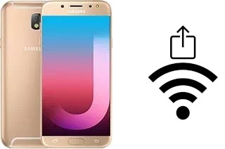 So generieren Sie einen QR-Code mit dem Wifi-Passwort auf einem Samsung Galaxy J7 Pro